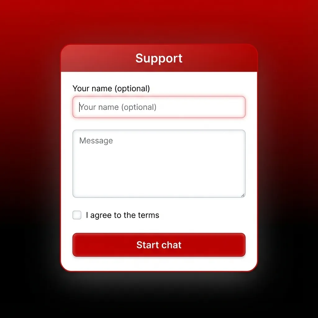 Ikona wsparcia 888starz z zestawem słuchawkowym i listą kanałów kontaktu: czat, e‑mail, formularz i FAQ