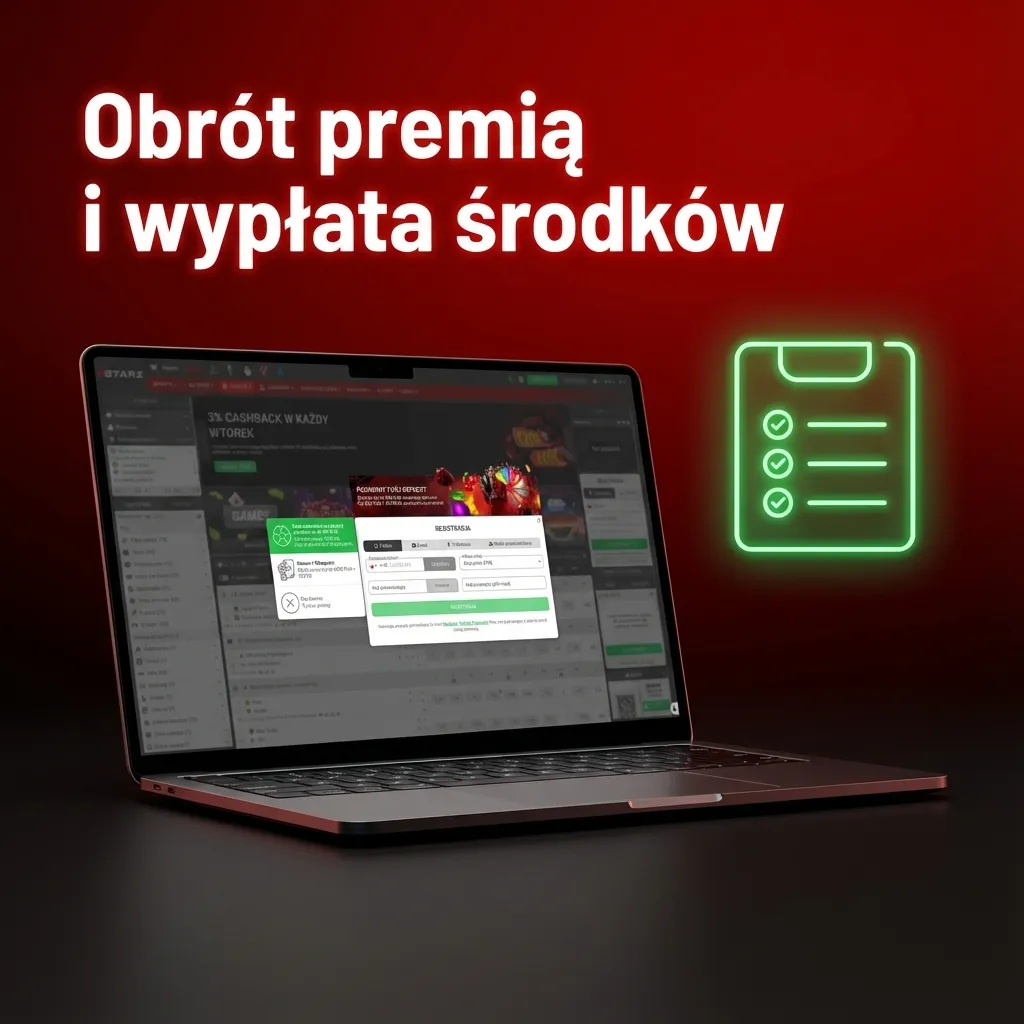 Schemat obrotu premią: saldo bonusowe i gotówkowe, warunki obrotu, czas na spełnienie i wypłata środków
