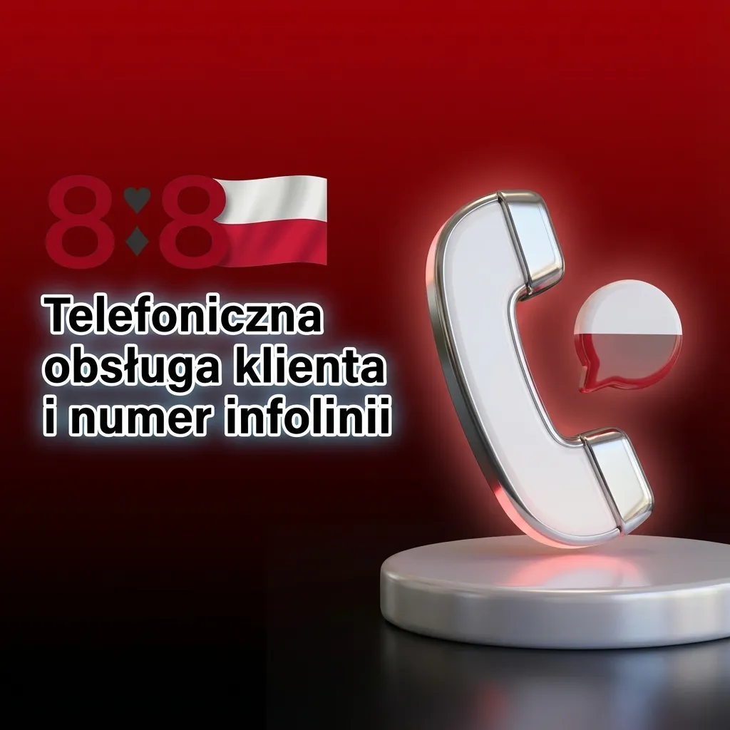 Infografika o telefonicznej obsłudze klienta z ikoną słuchawki i tekstem o infolinii oraz godzinach pracy