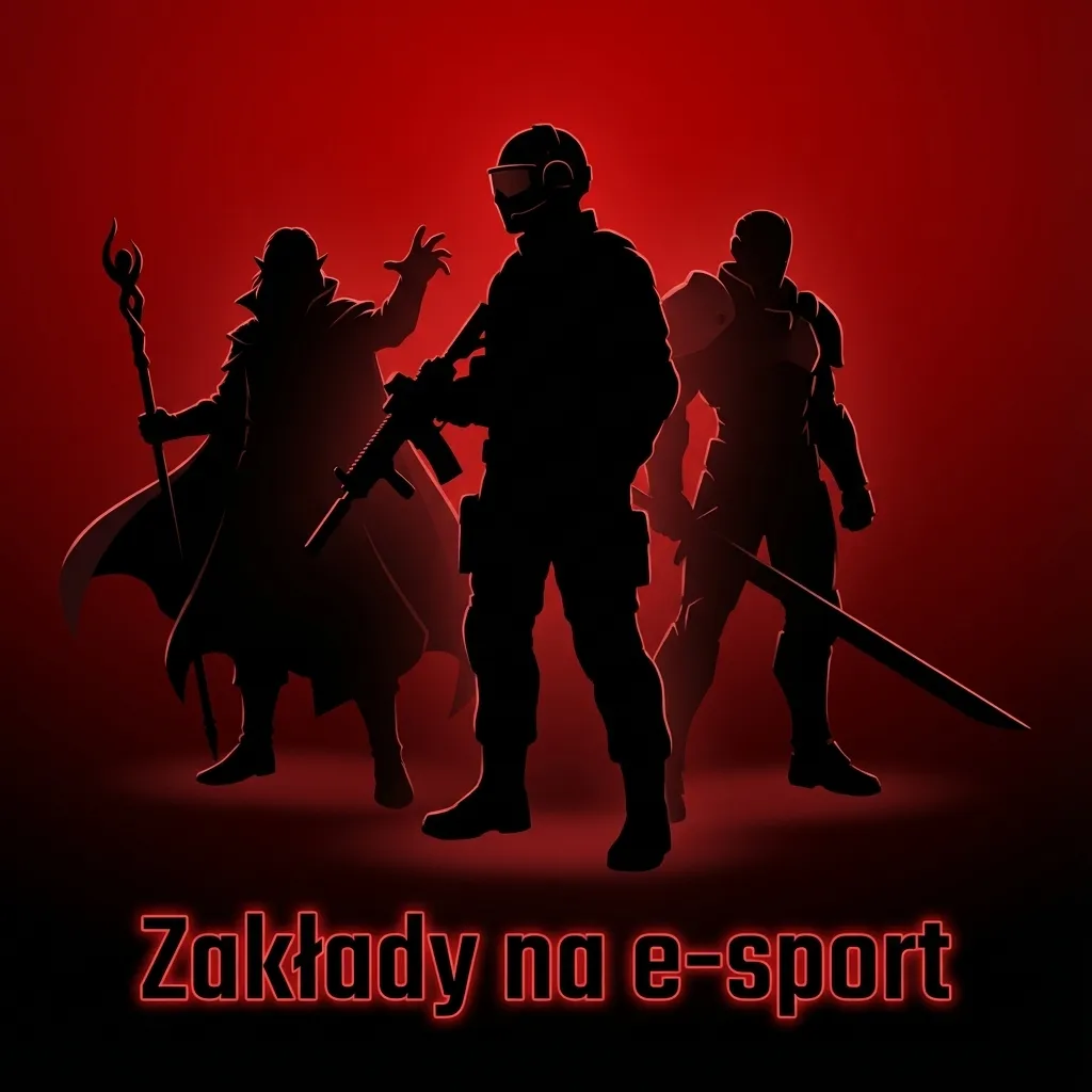 Panel zakładów na e‑sport w 888starz z logo gier Dota 2, CS2, StarCraft i League of Legends