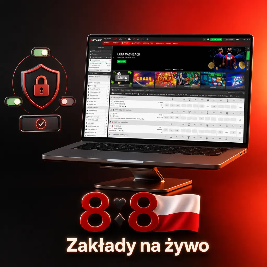 Zakłady na żywo 888starz – typowanie meczów w trakcie gry z aktualizowanymi kursami i opcją cash out