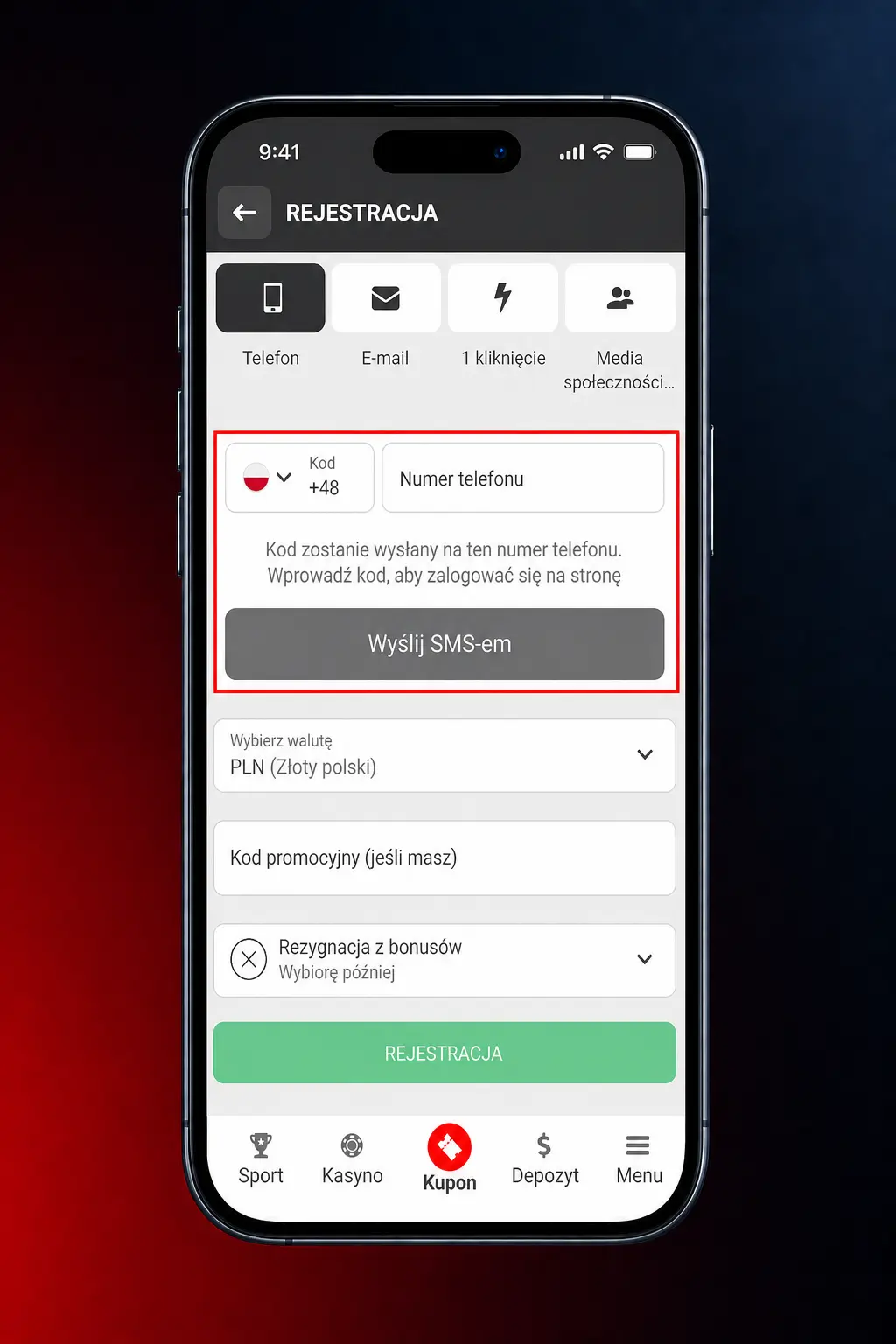 Aktywacja kodu promocyjnego 888starz w aplikacji mobilnej na Android i iOS w kilku prostych krokach