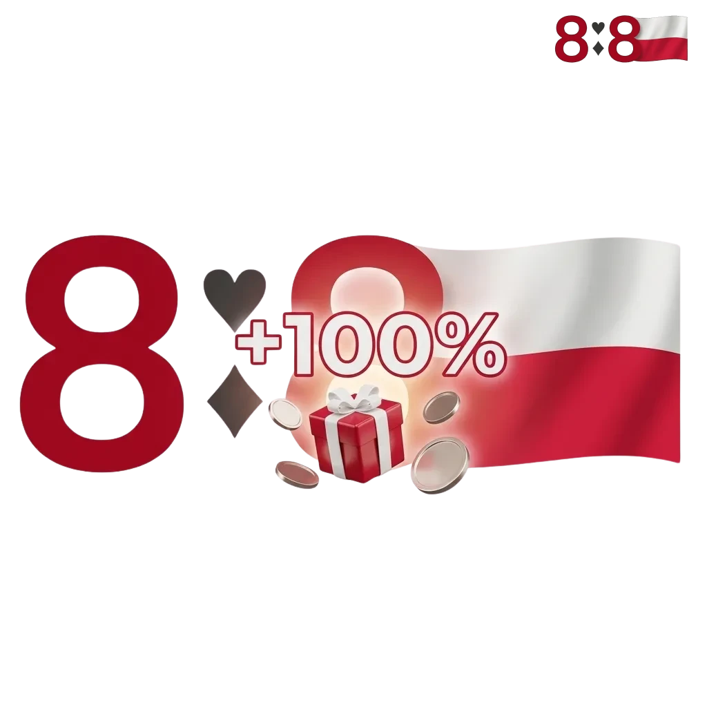 Baner 888starz: bonus powitalny 100% do 550 PLN, promocje kasynowe i na zakłady sportowe dla graczy z Polski