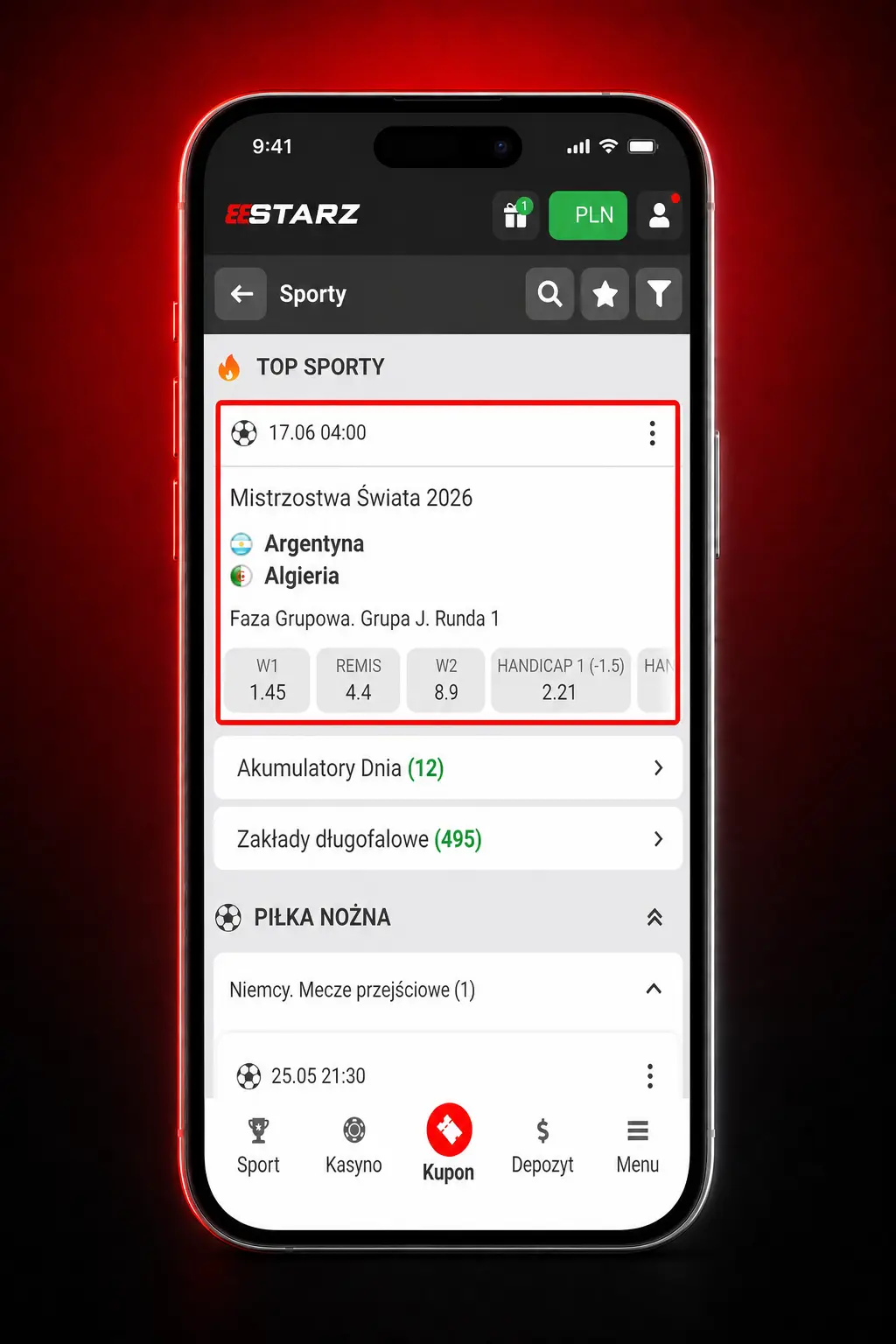 Instrukcja obstawiania zakładów sportowych na 888starz krok po kroku w Polsce