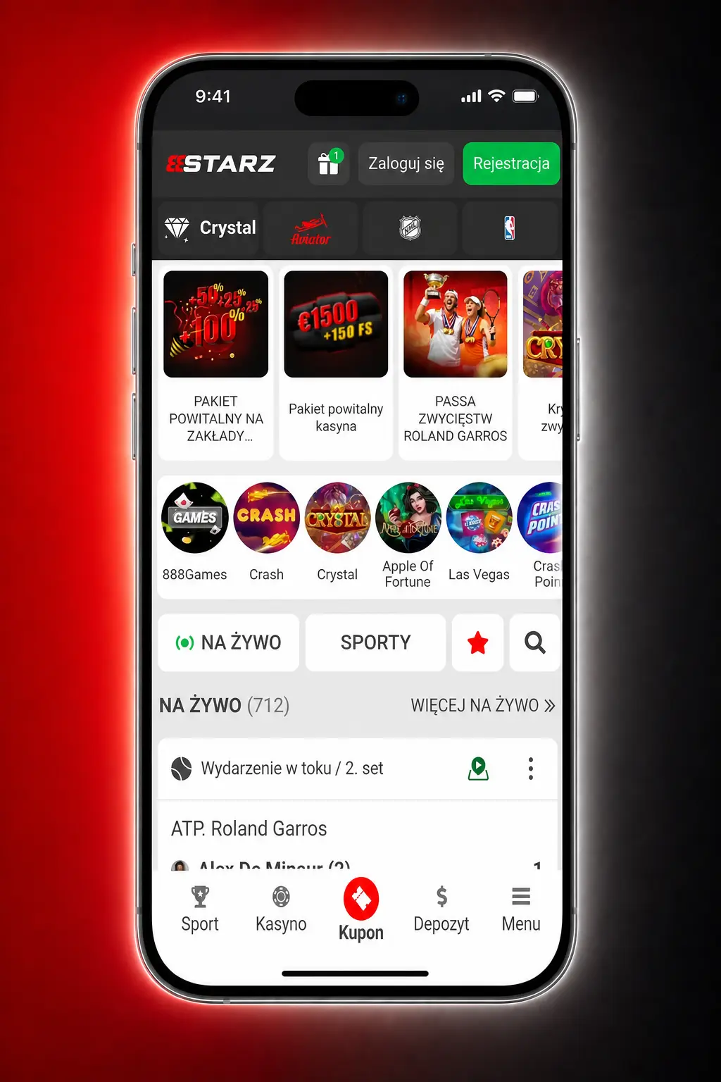 Instrukcja pobierania aplikacji 888starz na iOS w 5 krokach – ekran App Store na iPhone