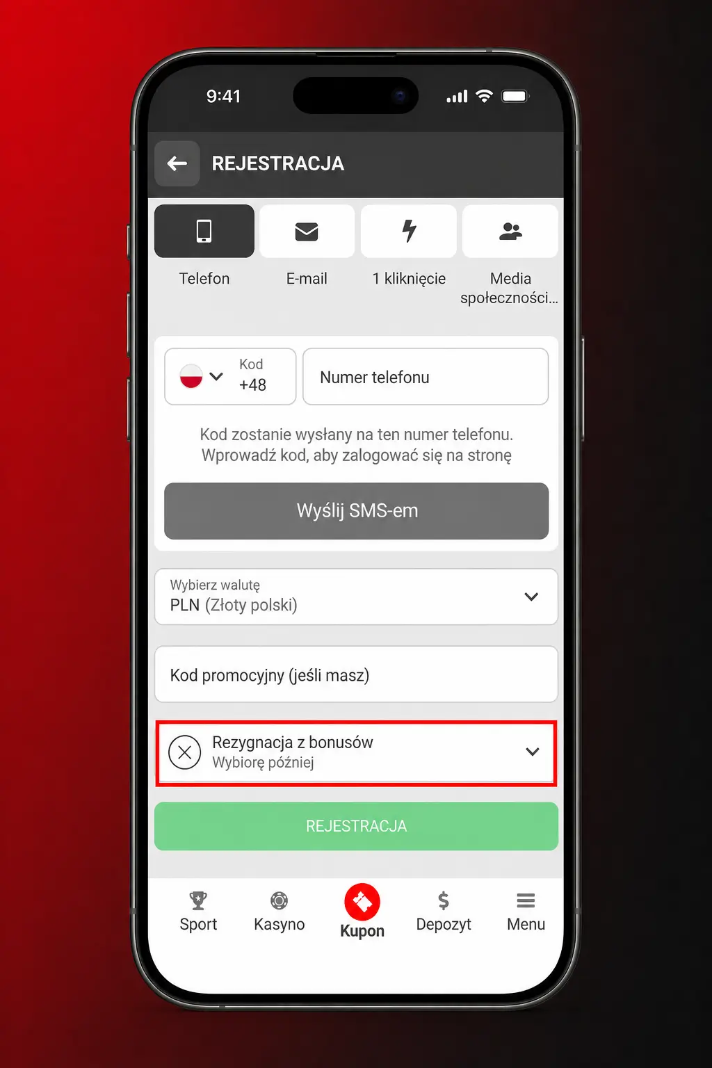 Krok po kroku proces rejestracji konta na 888starz w Polsce – formularz online z danymi osobowymi