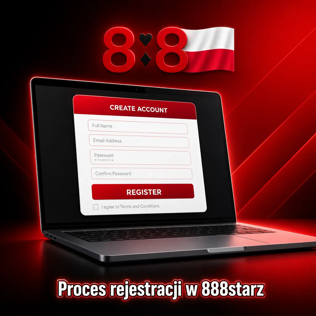 Proces rejestracji w 888starz – formularz zakładania konta krok po kroku