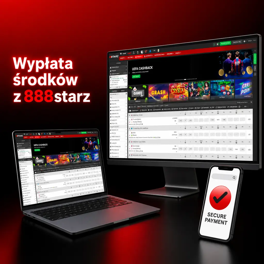 Wypłata środków z 888starz w Polsce – kroki procesu wypłaty wygranych po weryfikacji konta