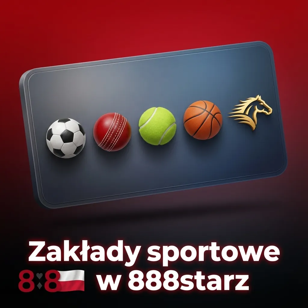 Interfejs zakładów sportowych 888starz z kursami na piłkę nożną, koszykówkę, tenis, e-sport i inne dyscypliny