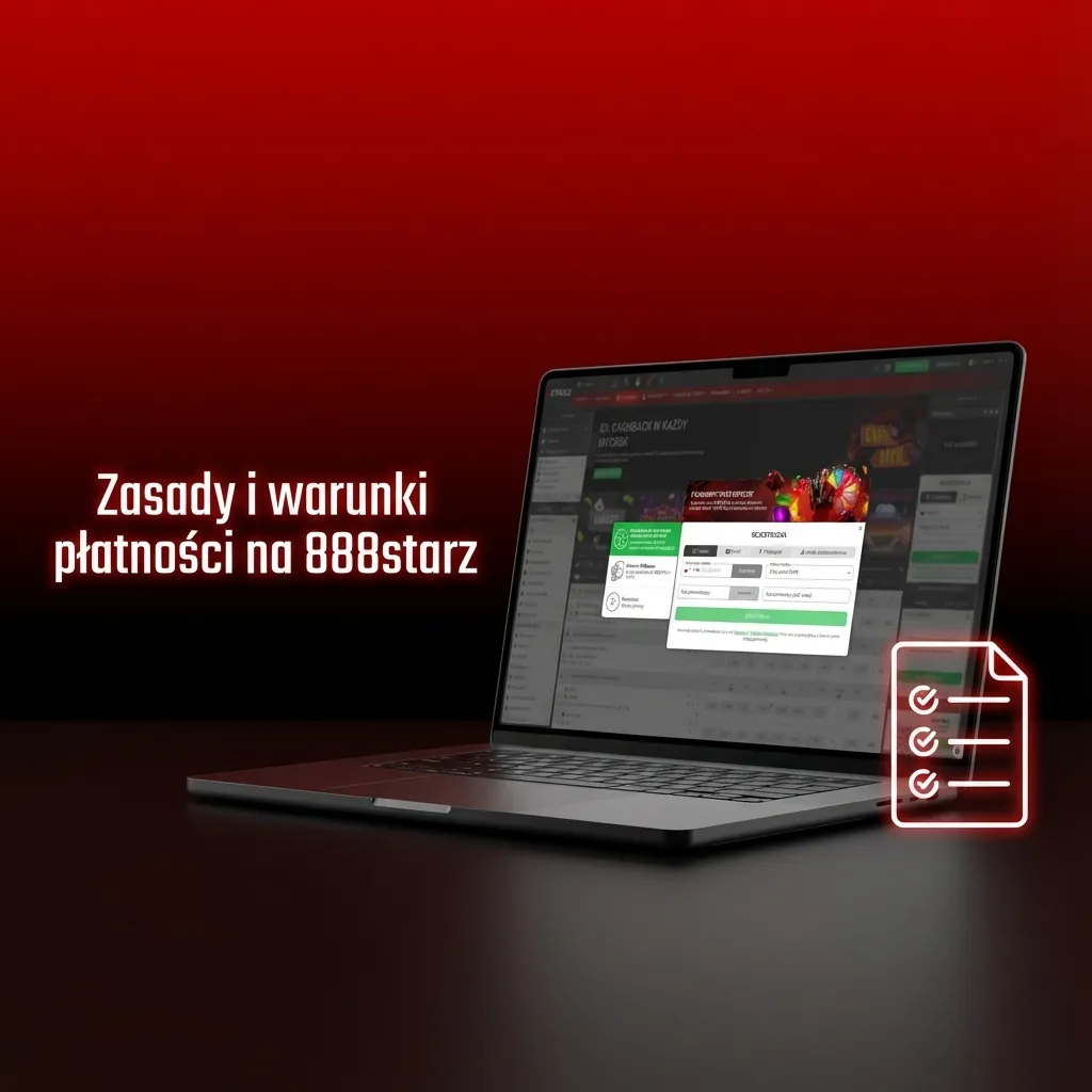 Grafika informacyjna o zasadach płatności 888starz: KYC, ta sama metoda, limity, obrót środków, bezpieczeństwo danych