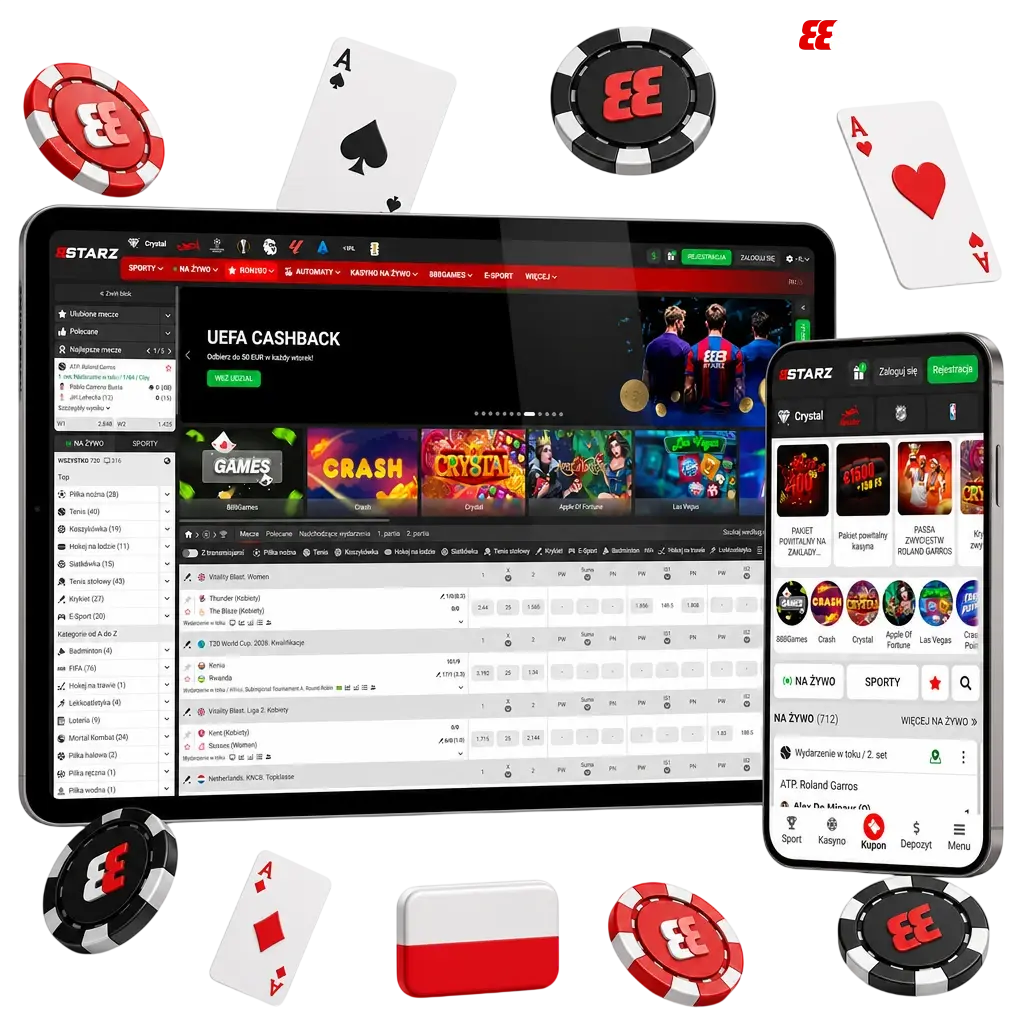 888starz Poland, platforma do zakładów sportowych i kasyna online