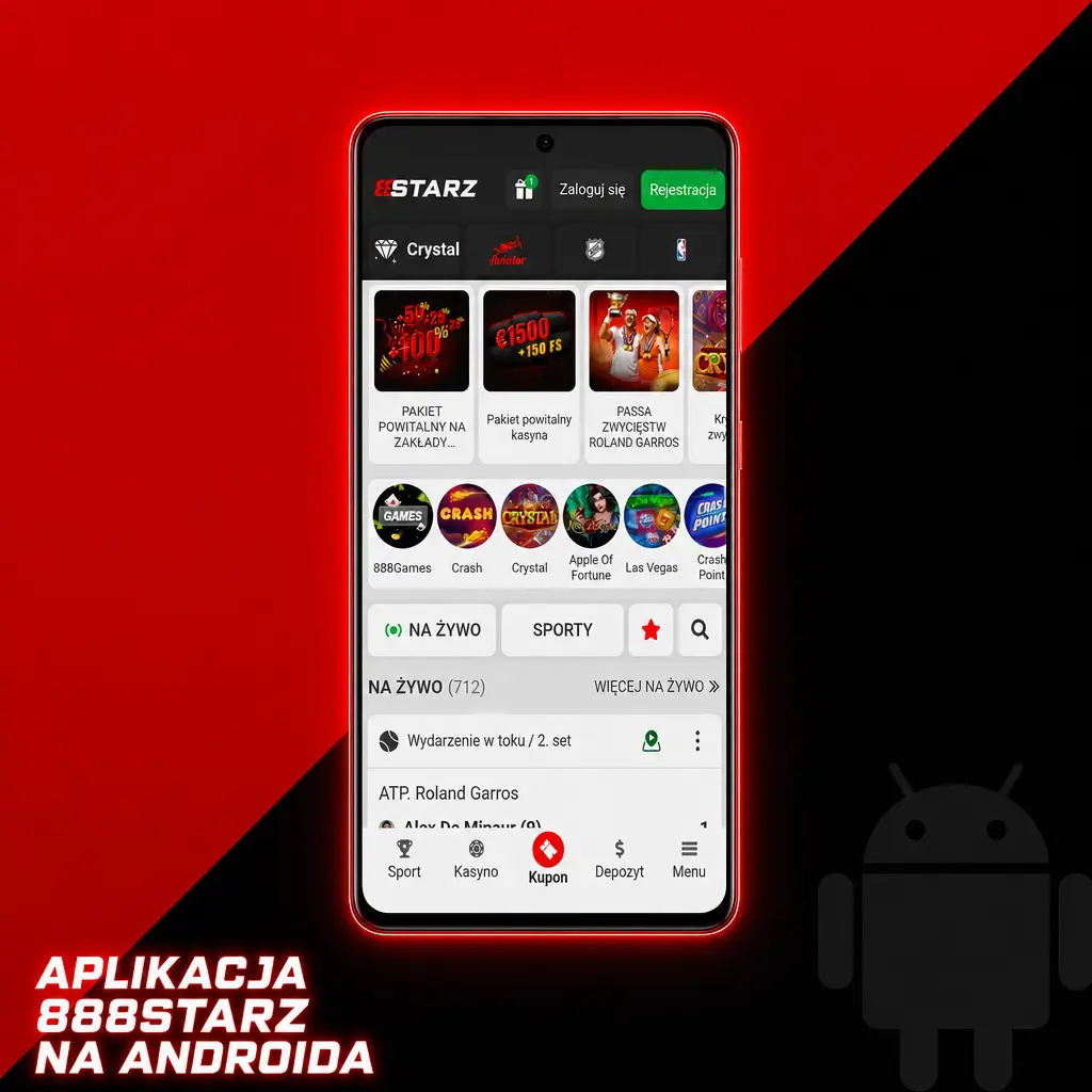 Aplikacja 888starz na Androida