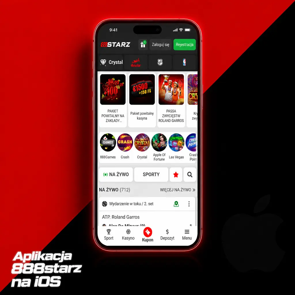 Aplikacja 888starz na iOS