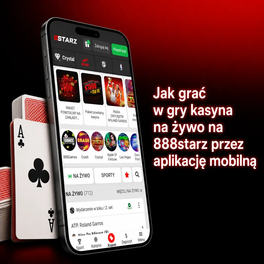 Jak grać w gry kasyna na żywo na 888starz przez aplikację mobilną