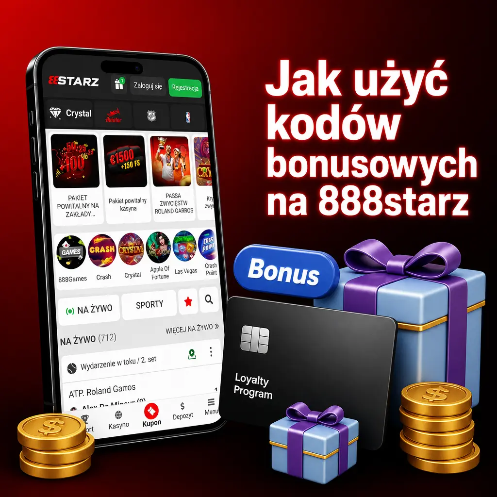Ilustracja użycia kodu bonusowego w panelu gracza